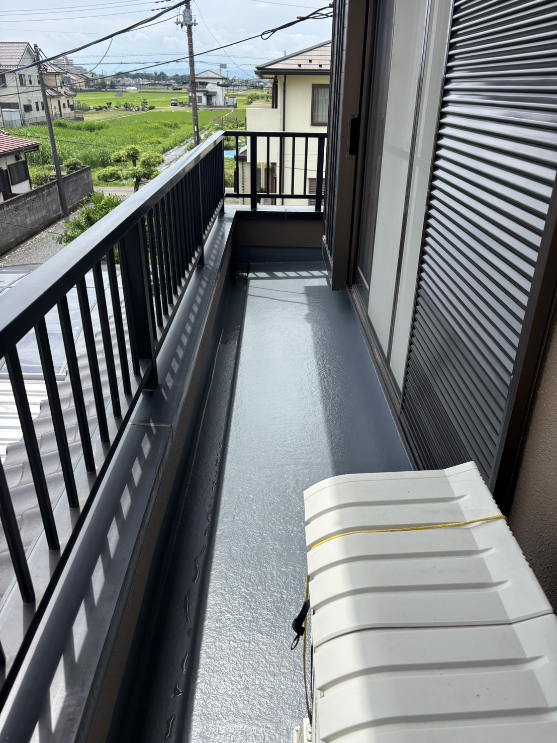 ベランダ清掃作業 after