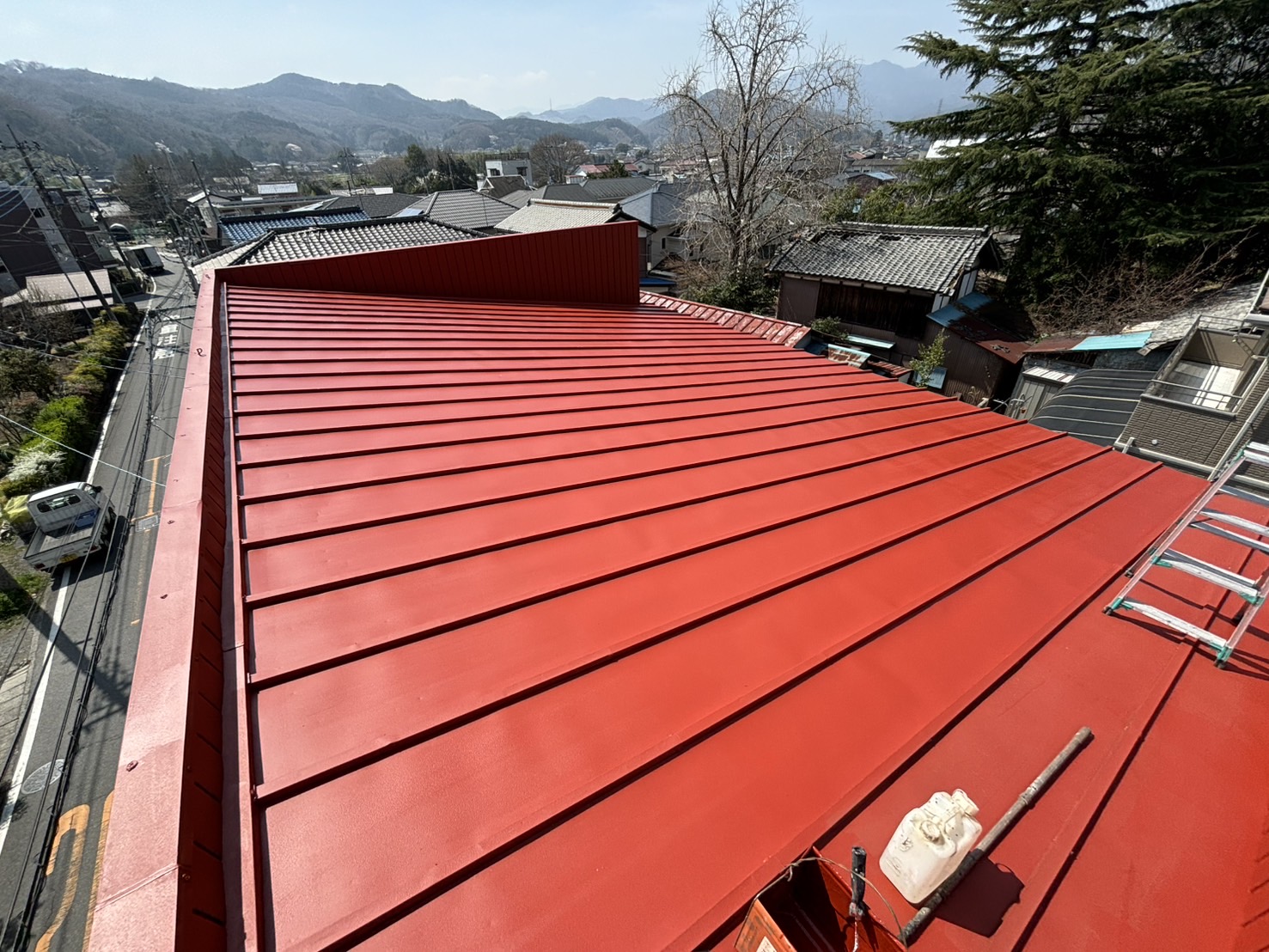 屋根塗装工事 after