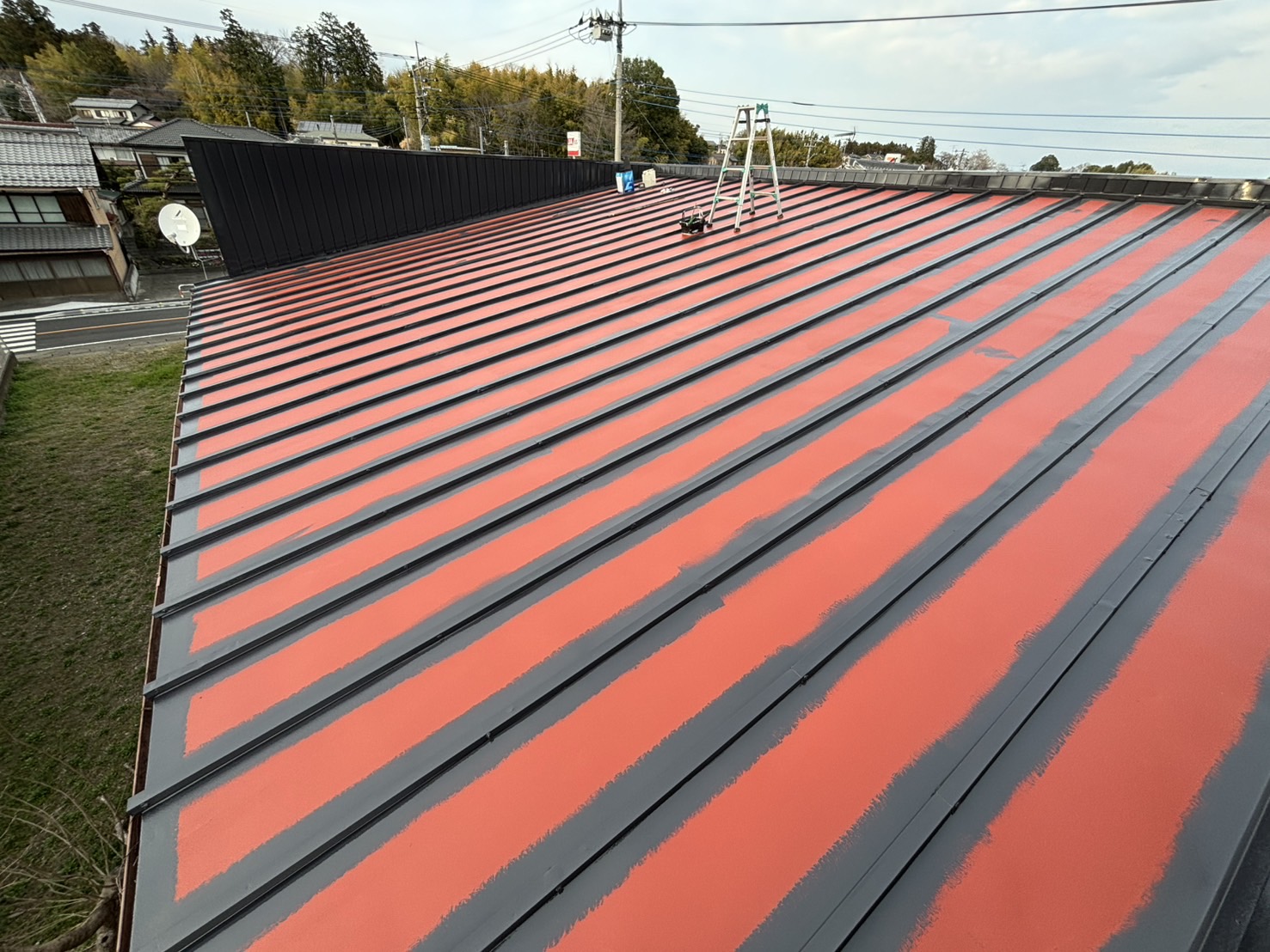 屋根塗装工事 before
