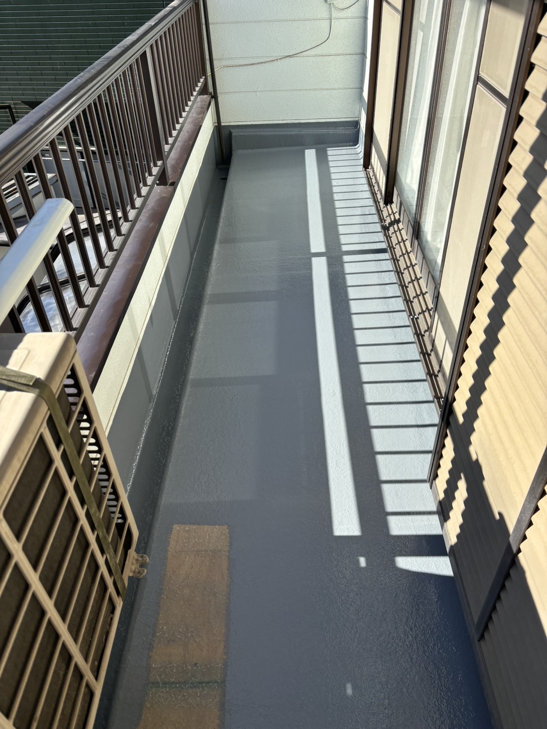 ベランダ清掃作業 after