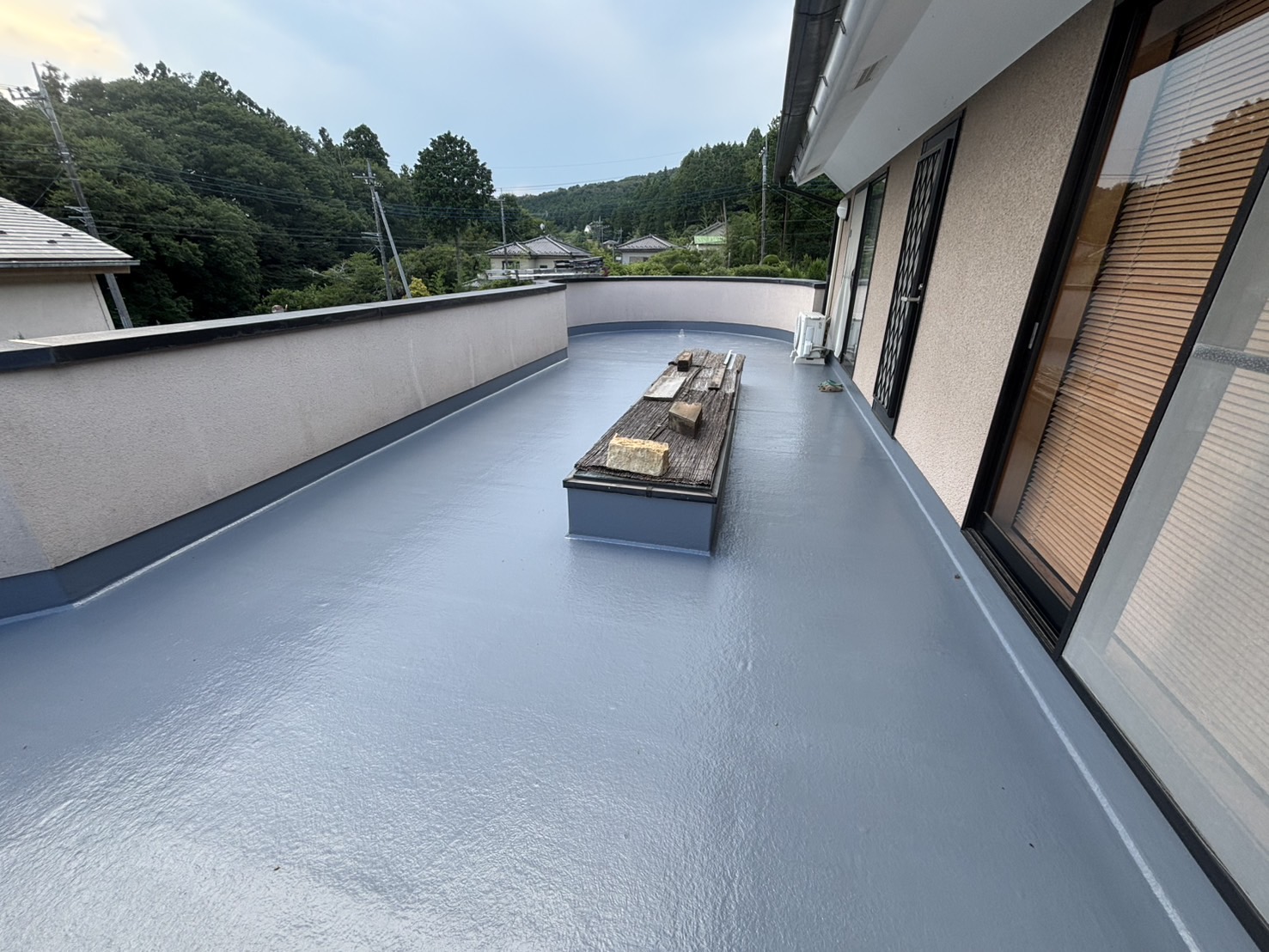 ベランダ清掃作業 after