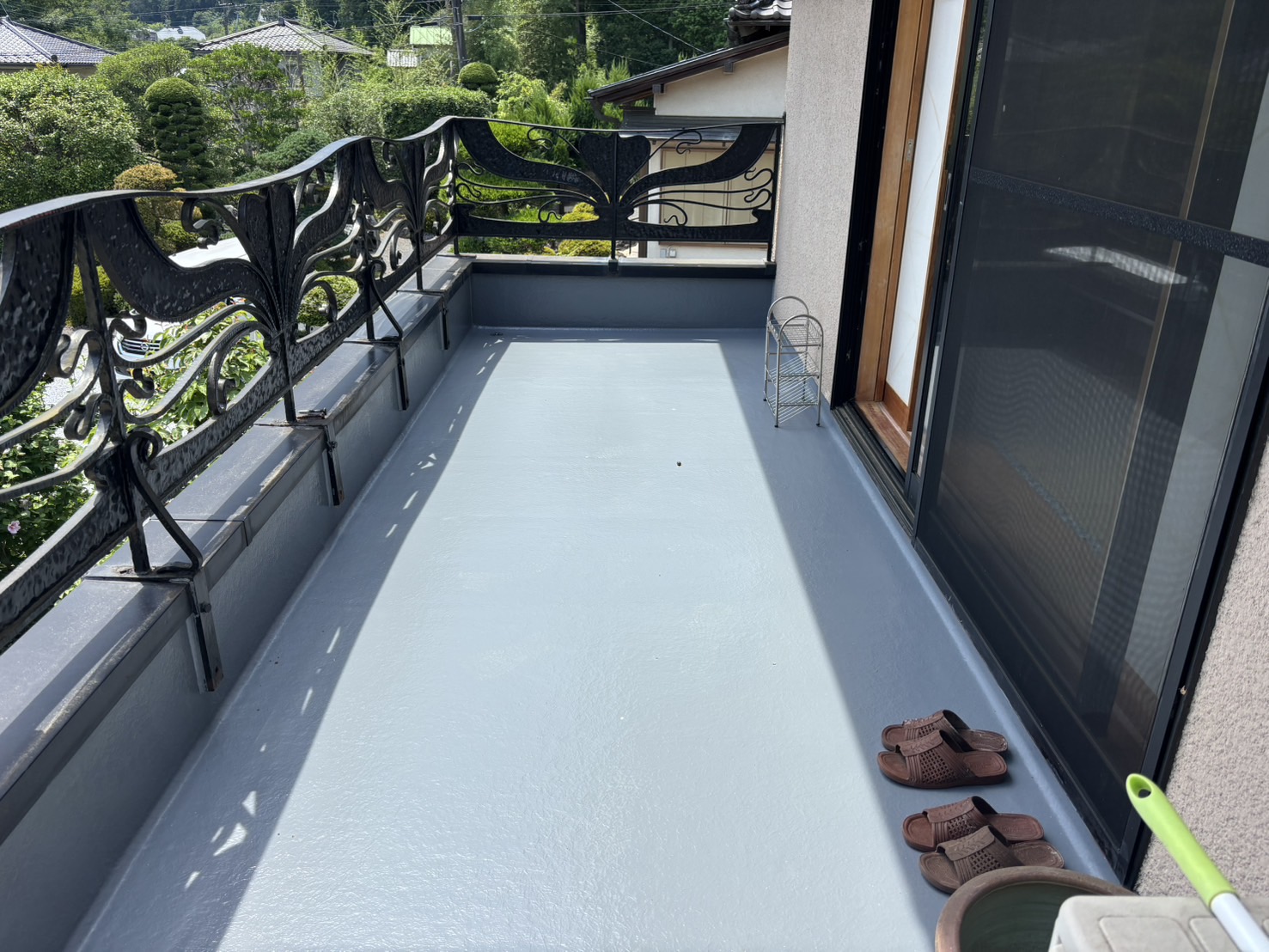 ベランダ清掃作業 after