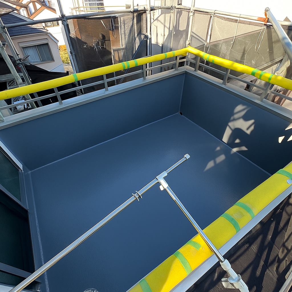 ベランダ清掃作業 after