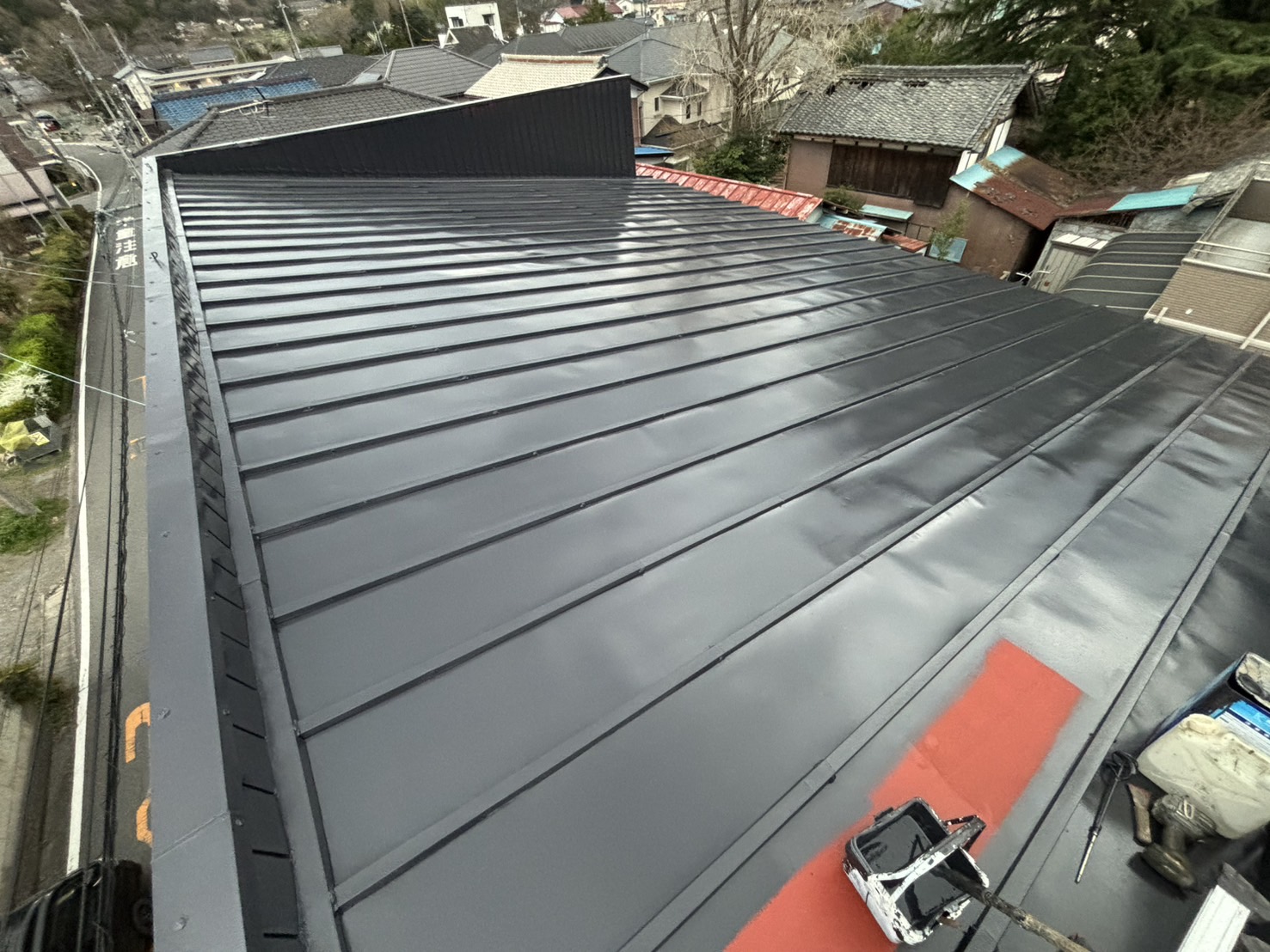 屋根塗装工事 after