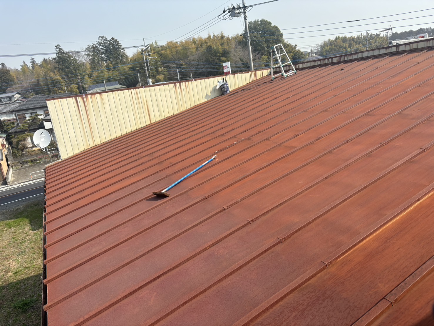 屋根塗装工事 before